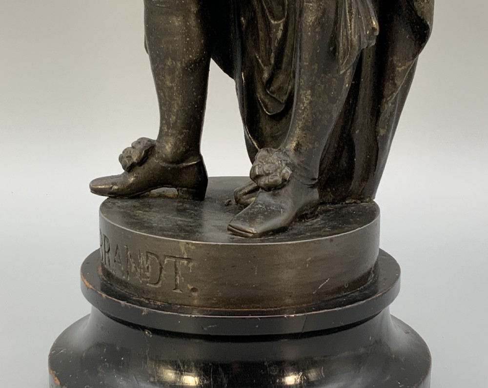 Large Bronzed Sculpture Statue of Rembrandt Van Rijn Baroque Spelter (2 of 2) View IX