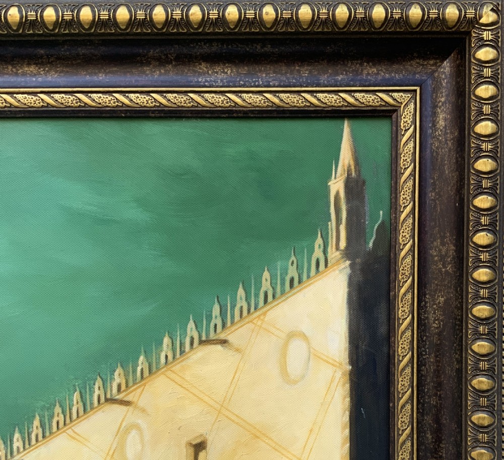 Huge Venice Cityscape Print on Canvas 18th-Century Style Picture After Canaletto View XIII