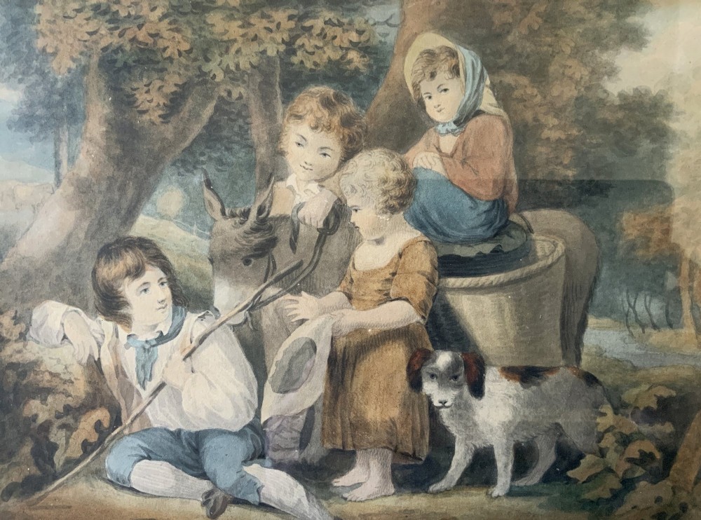 18th-Century Watercolour Painting Attrib: Miss Anne Williams RA (FL. 1766-1783) View III