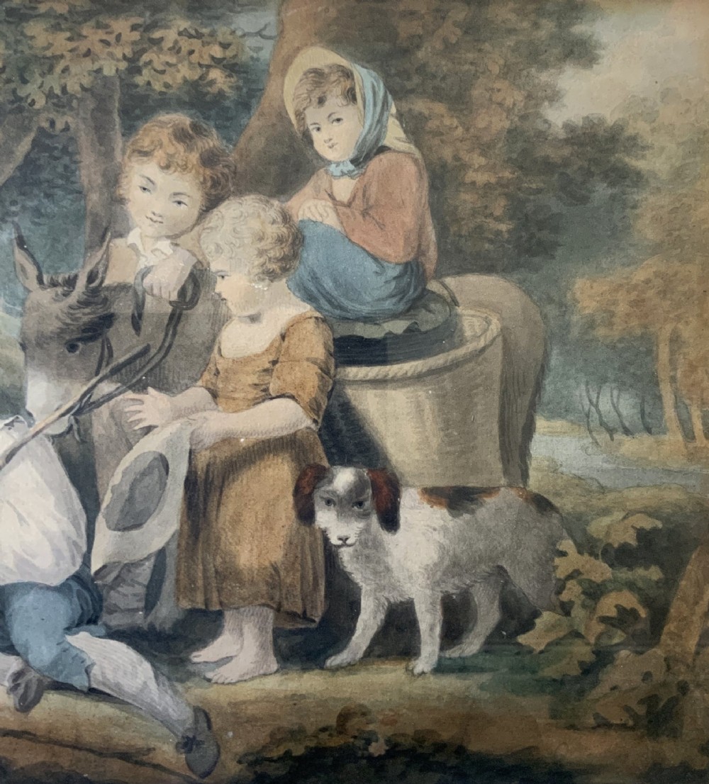 18th-Century Watercolour Painting Attrib: Miss Anne Williams RA (FL. 1766-1783) View IV