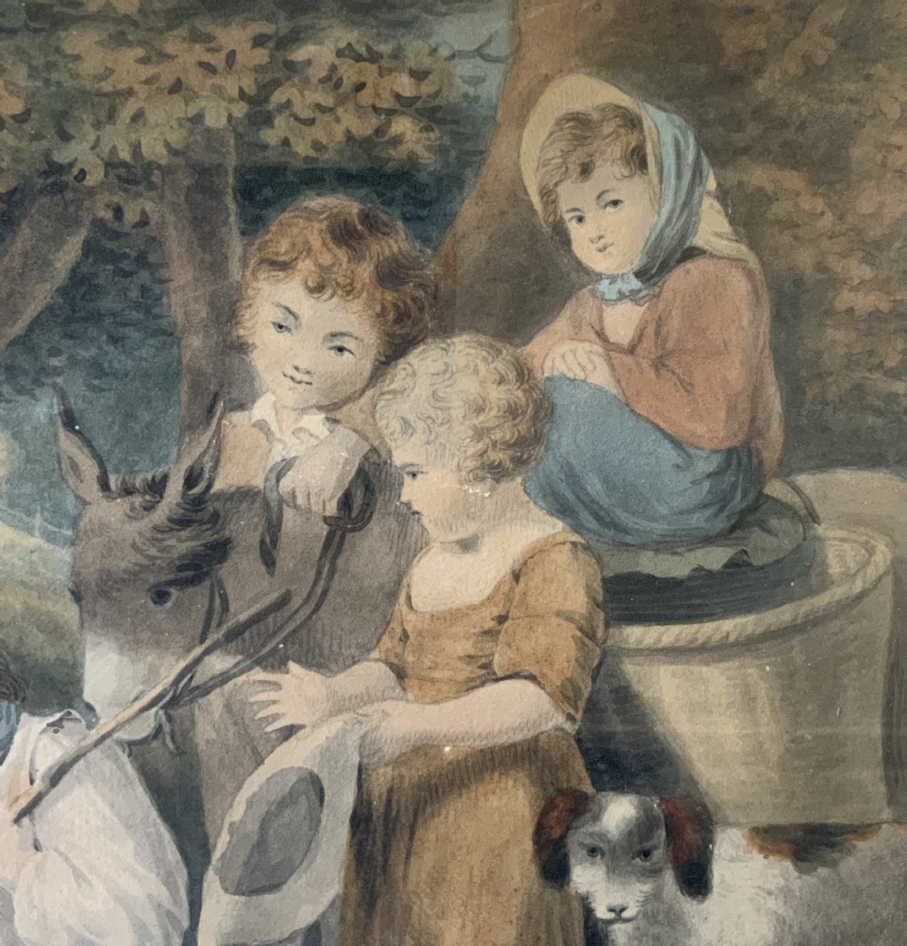 18th-Century Watercolour Painting Attrib: Miss Anne Williams RA (FL. 1766-1783) View IX