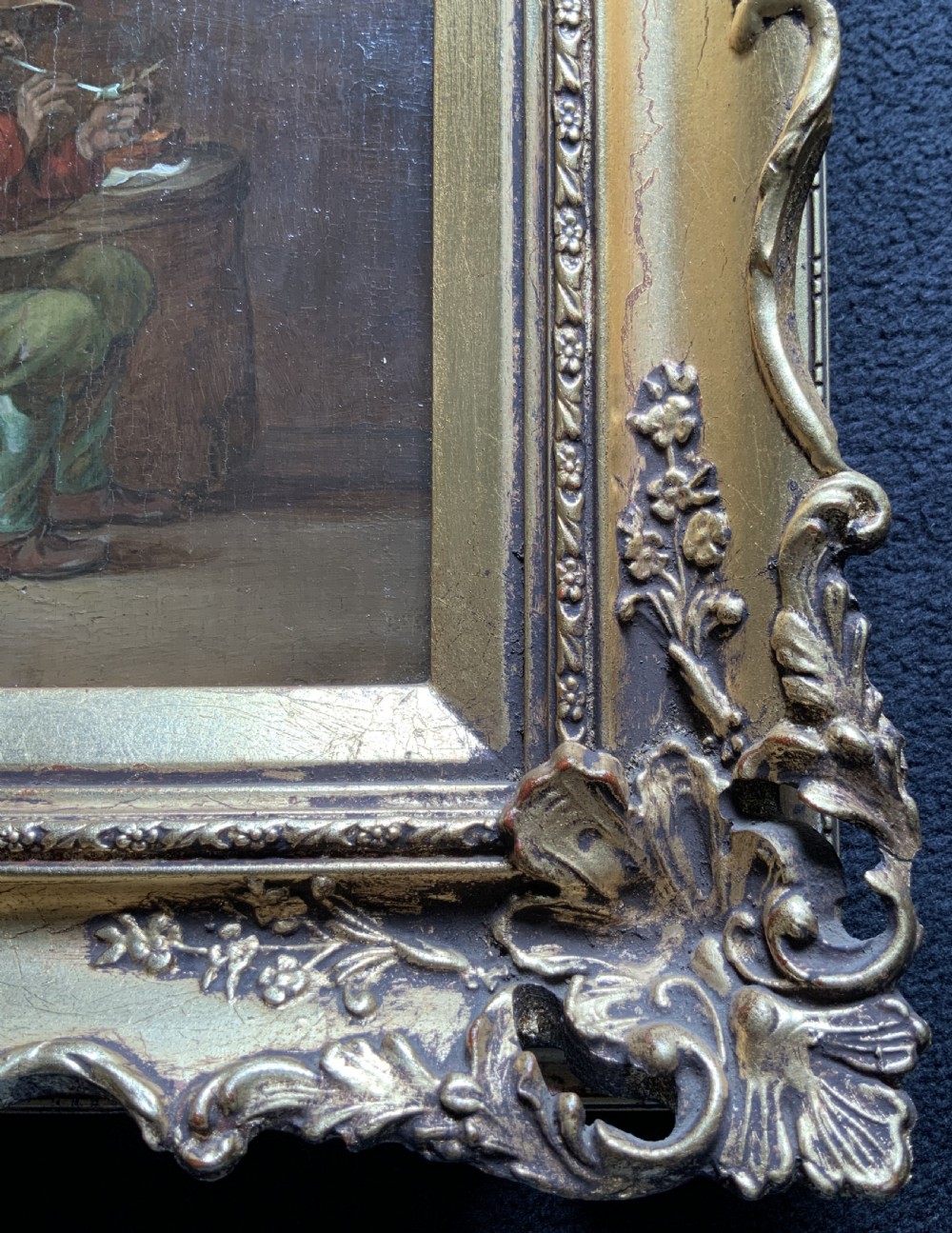 18th-Century Dutch Oil Portrait Painting Manner of David Teniers (1610-1690) View XI