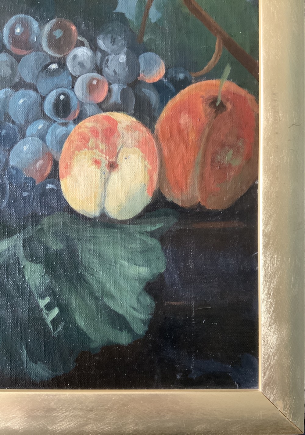 Large Fabulous Dutch Still Life Oil Painting 18thC Style Floral & Fruit (1 of 2) View XV