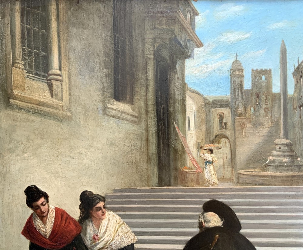 ''His Reverence'' Oil on Panel Painting by Robert Henry Craig (1858–1922) View VII