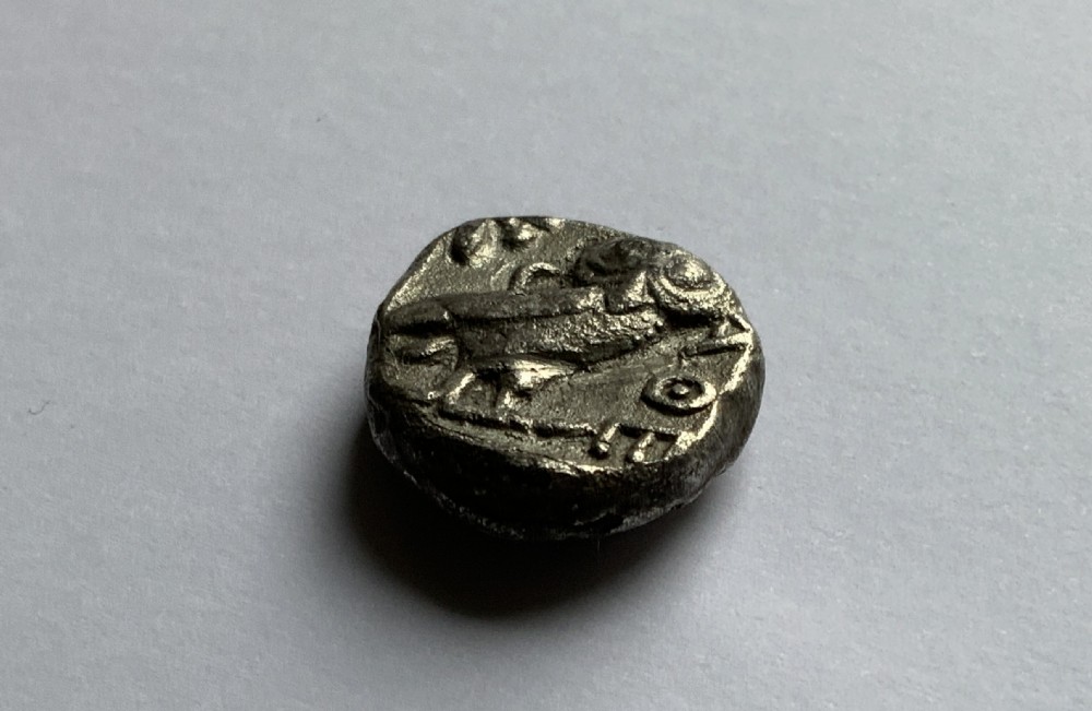 Attica Athens c. 350 BC Ancient Silver Tetradrachm Owl Coin 4thC BC 16.57g
 View V