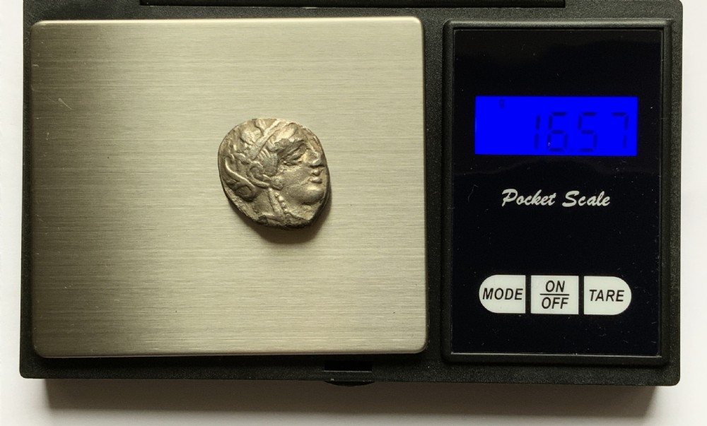 Attica Athens c. 350 BC Ancient Silver Tetradrachm Owl Coin 4thC BC 16.57g
 View VII