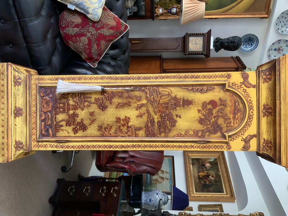 Superb 18thC Chinoiserie Longcase Clock By Jason Cox, Longacre, London for TLC View XII