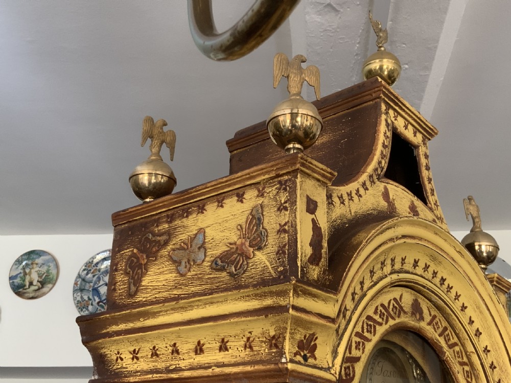 Superb 18thC Chinoiserie Longcase Clock By Jason Cox, Longacre, London for TLC View XIII