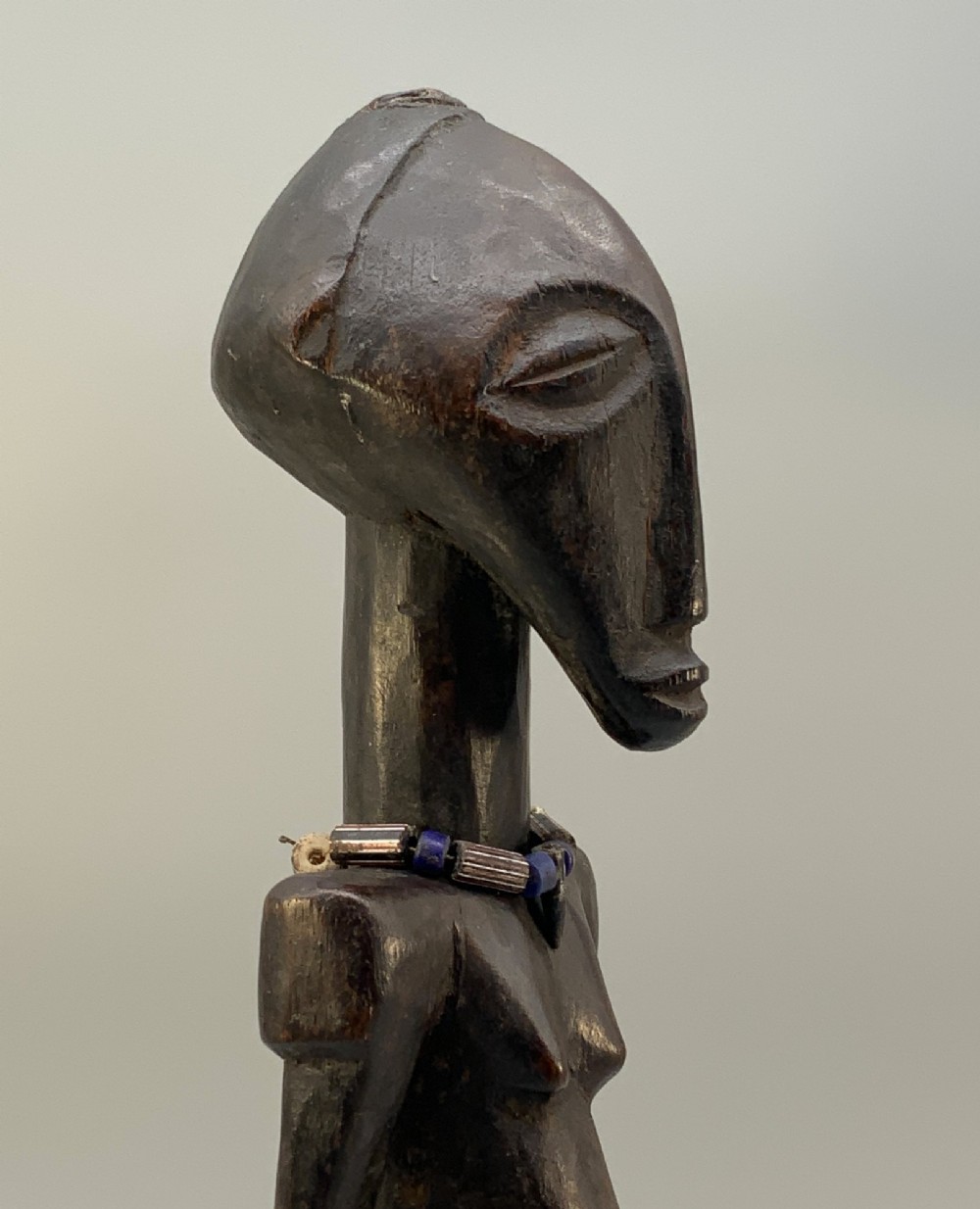 Antique African Songye Nkishi Power Figure – Tribal Carved Wood Sculpture View V