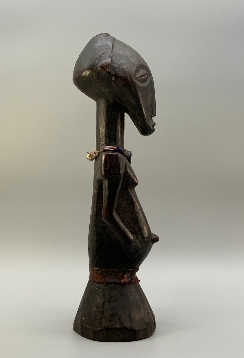Antique African Songye Nkishi Power Figure – Tribal Carved Wood Sculpture View IX