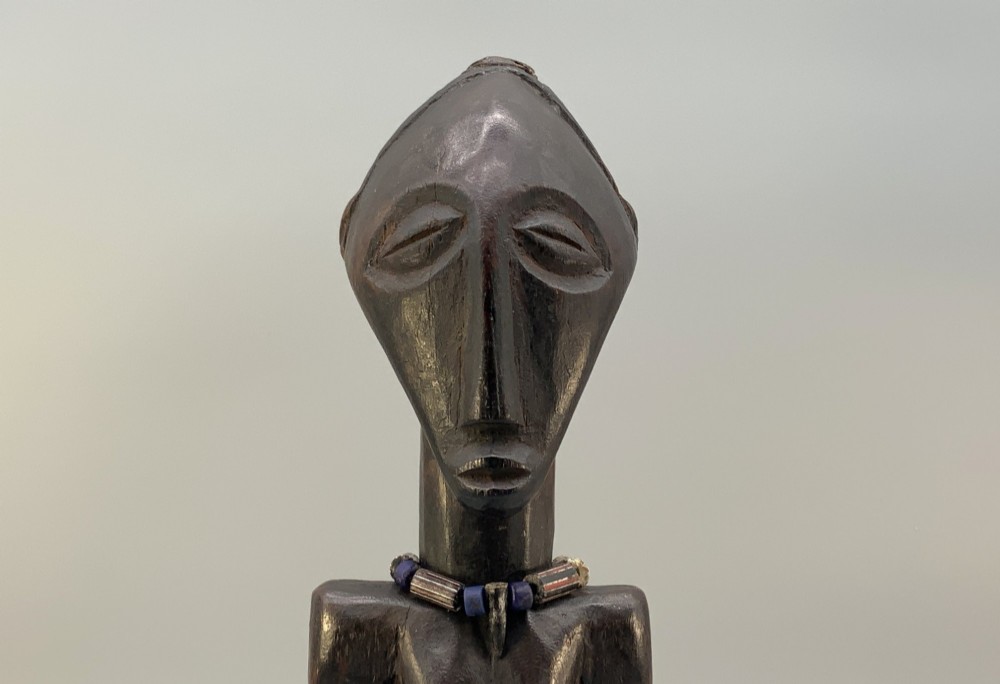 Antique African Songye Nkishi Power Figure – Tribal Carved Wood Sculpture View X