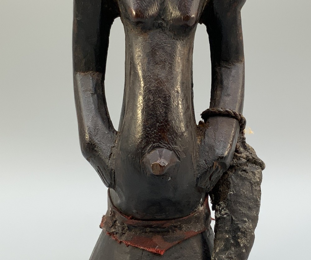 Antique African Songye Nkishi Power Figure – Tribal Carved Wood Sculpture View XII