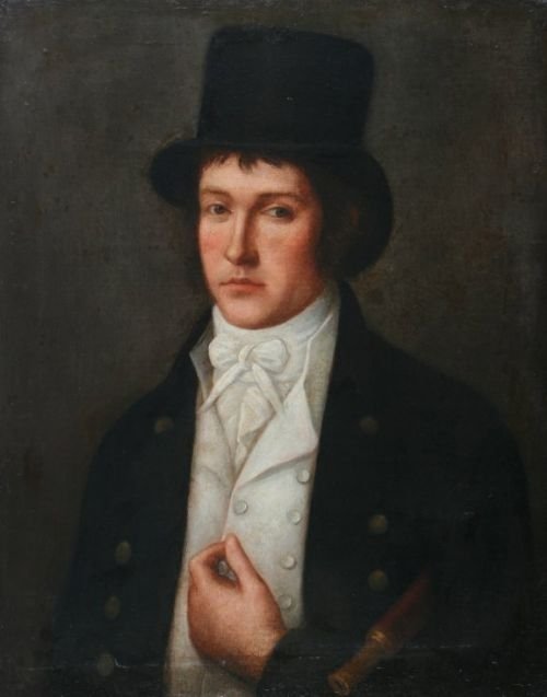 Portrait of a Young Naval Officer with His Telescope Under His Arm, Circle of Jacques Laurent Agasse