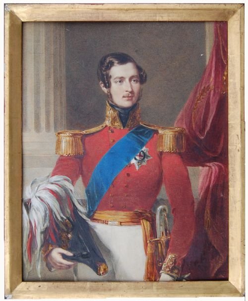 fig 1. Portrait of Prince Albert of Saxe-Coburg and Gotha, The Prince Consort 1819-1861 by Alfred Edward Chalon