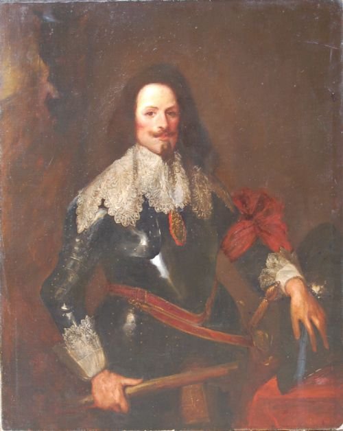 Portrait of a Nobleman in Armour; French School 18th Century