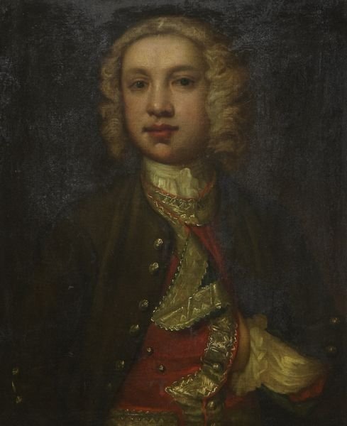 Thomas Hudson 1701-1779 Portrait of a Young Gentleman in Court Dress