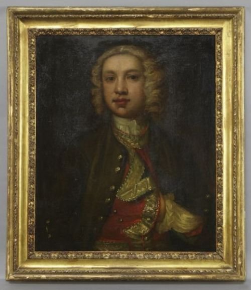 fig 1. Thomas Hudson 1701-1779 Portrait of a young gentleman in court dress