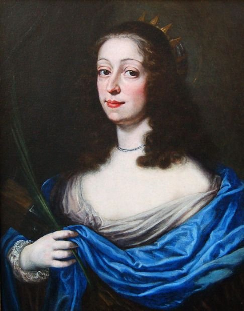 Portrait of Vittoria Della Rovere,  Grand Duchess of Tuscany 1622- 1694 by Justus Susterman (1597-1681)