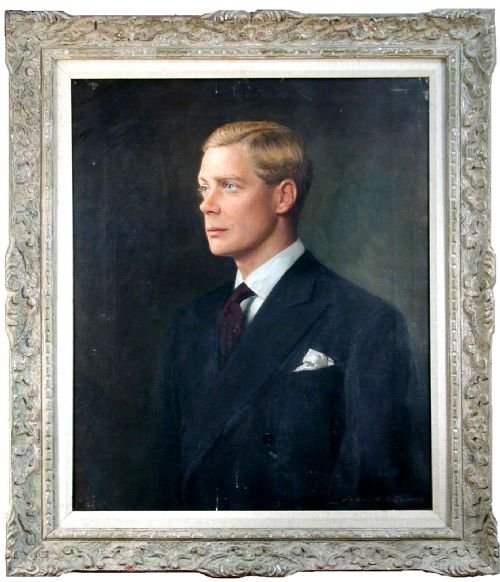 fig 2. John Archibald Alexander Berrie  1887 1962   Portrait of Edward Prince of Wales, Later King Edward VIII and the Duke of Windsor,  1894 -1972