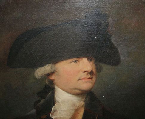 fig 3. Lemuel Francis Abbott 1760-1802 Portrait of George Macartney, 1st Earl of Macartney, KB 1737-1806 wearing a Tricorn Hat and the Order of the Bath