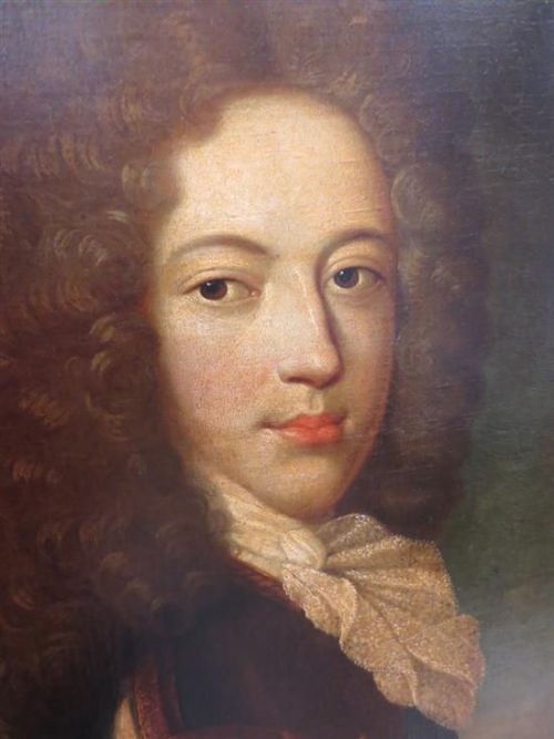 fig 1. Attributed to Antonio David 1698-1750 Portrait of Prince James Francis Edward Stuart 1688-1766