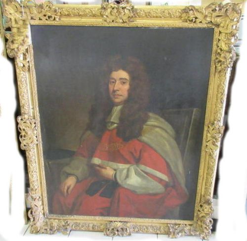 fig 1. Portrait of Judge, Sir Edward Ward 1638 - 1714 by Sir Godfrey Kneller 1646 - 1723