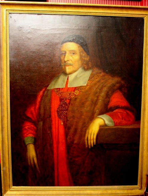 fig 1. After Sir Anthony Van Dyck 1599-1641 Portrait of Sir Thomas Viner 1st Bt 1588 - 1665 in the Robes and Chain of Office of the Lord Mayor of London