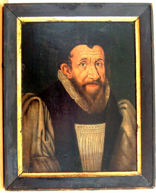 ENGLISH SCHOOL 17TH CENTURY PORTRAIT OF RICHARD BANCROFT DD MA BA ARCHBISHOP OF CANTERBURY 1544 1610 - ADDITIONAL PHOTO 2