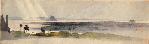 Attributed Thomas Shotter Boys, 1803–1874
Mount St Michael, Normandy, Near Avranche