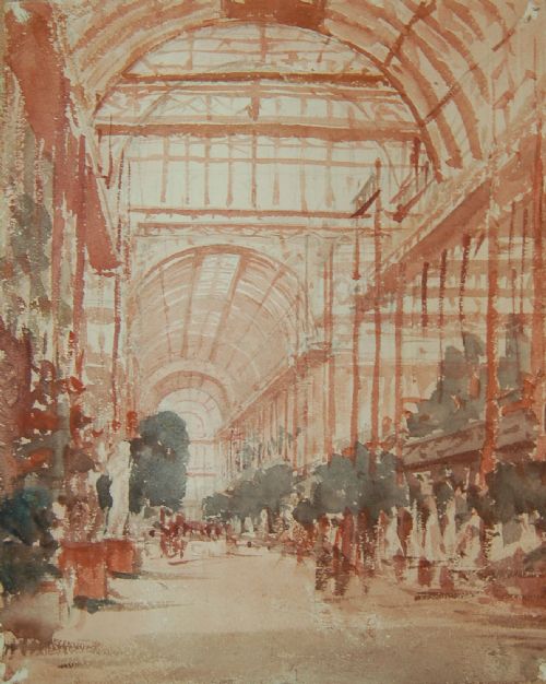 Rev John Louis Petit, 1801 - 1868
Interior of Crystal Palace, Sydenham, London