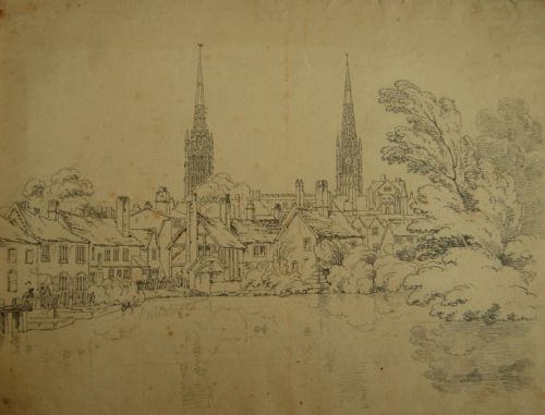 Henry Edridge, Ara, 1768 – 1821
Jordan Well, Coventry, Warwickshire
