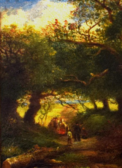 fig 1. John Linnell 1792–1882 Children playing in a Wooded Clearing
