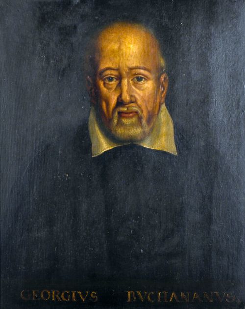 ATTRIBUTED TO FRANS POURBUS THE ELDER 1545 1581PORTRAIT OF GEORGE BUCHANAN 15061582 POET HISTORIAN AND ADMINISTRATOR