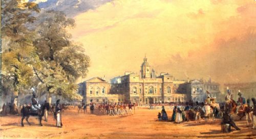 William Collingwood Smith, 1815 - 1887
The Trooping of the Colour, Horse Guards Parade Whitehall, 1851