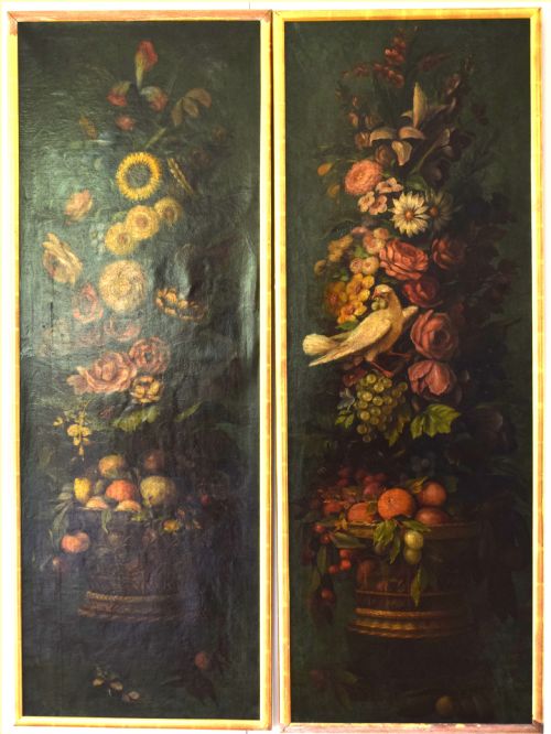 French School 18/19th Century  a Pair of Still Lifes