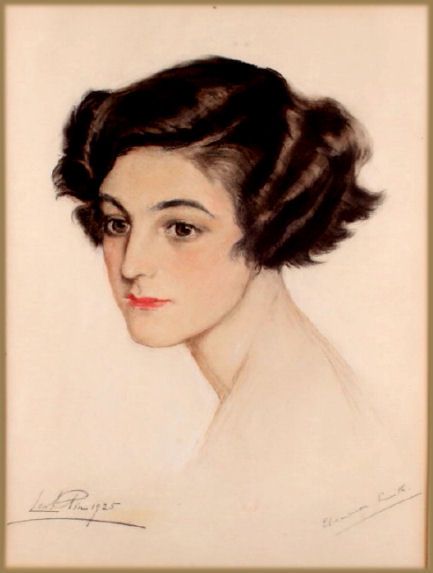 LEO KLIN 18871967PORTRAIT OF THE HON PAMELA BOSCAWEN STAGE NAME PAMELA CARME 19021953