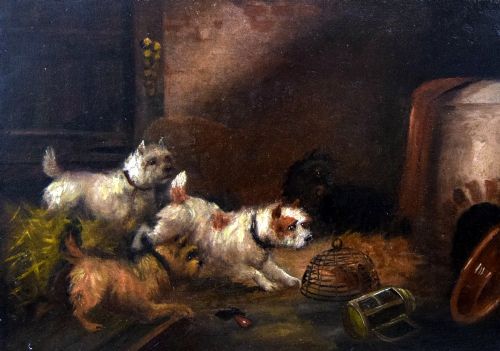 George Armfield 1810 - 1893
Terriers Ratting