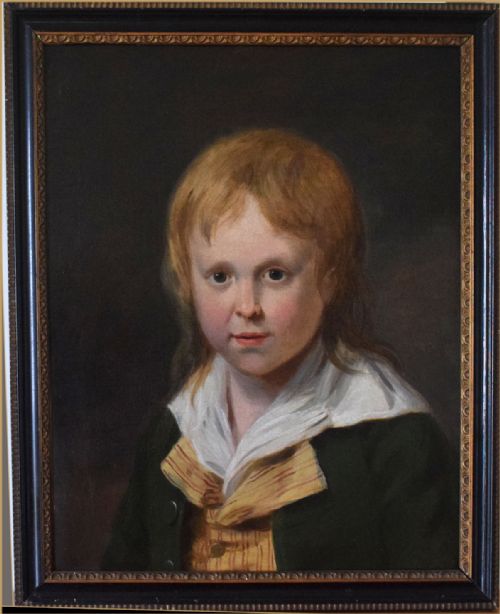 JOHN RUSSELL RA 17451806PORTRAIT OF A YOUNG BOY - ADDITIONAL PHOTO 1