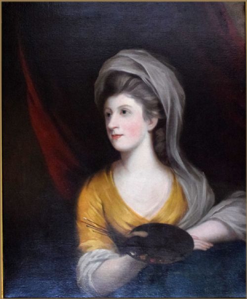 Margaret Gambier , 1730-1792
Self Portrait of Lady Middleton, Nee Margaret Gambier 1730-1792, Artist, Abolitionist & Anti Slavery Campaigner
