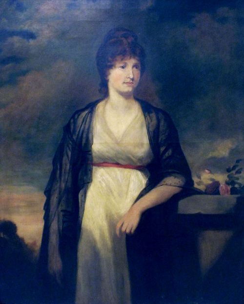 After John Hoppner, Ra, 1758 - 1810
Portrait of Elizabeth Ramey-home (1770-1837) Countess of Home