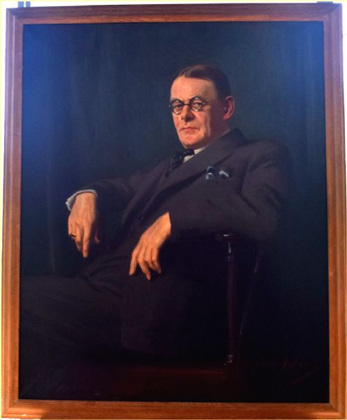 COWAN DOBSON RBA RP 1893 1980PORTRAIT OF SIR JOHN ALEXANDER HAMMERTON 18711949 WRITER AND EDITOR - ADDITIONAL PHOTO 1
