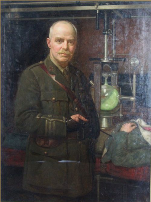 Arthur Trevethin Nowell , Ri. , Rp., 1862-1940
Portrait of Major Dr John Hall-edwards, Frse , 1858-1926