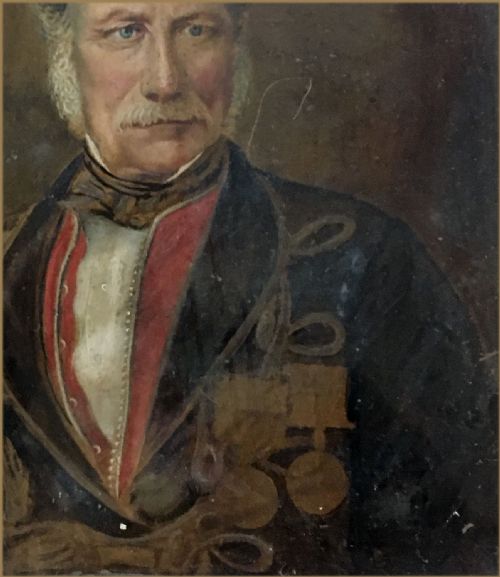 JOHN IRVINE 18051888PORTRAIT OF SIR JOHN LARKIN CHEESE RICHARDSON 18101878 IN MILITARY DRESS - ADDITIONAL PHOTO 2