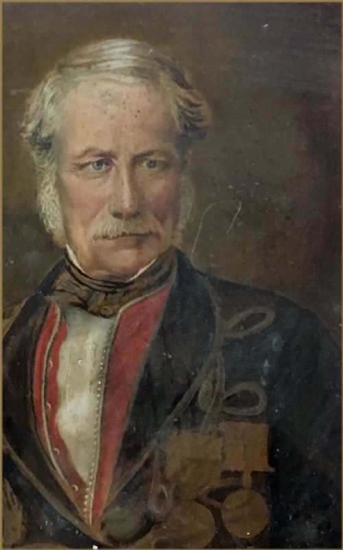 JOHN IRVINE 18051888PORTRAIT OF SIR JOHN LARKIN CHEESE RICHARDSON 18101878 IN MILITARY DRESS - ADDITIONAL PHOTO 3