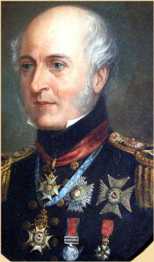 ENGLISH SCHOOL 19TH CENTURYPORTRAIT OF LIEUTENANTGENERAL SIR JOHN HARVEY KCB KCH 1778 1852 - ADDITIONAL PHOTO 2