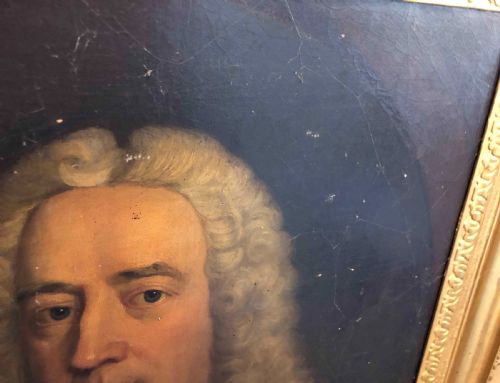 WILLIAM DENUNE 17151750PORTRAIT OF RICHARD OSWALD 16871763 OF SCOTSTOUNINSCRIBED SIGNED AND DATED ON THE REVERSE RICHD OSWALD ESQ OF SCOTSTOUN DE NUNE PINXIT 1747 - ADDITIONAL PHOTO 1