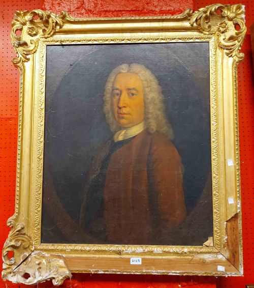 WILLIAM DENUNE 17151750PORTRAIT OF RICHARD OSWALD 16871763 OF SCOTSTOUNINSCRIBED SIGNED AND DATED ON THE REVERSE RICHD OSWALD ESQ OF SCOTSTOUN DE NUNE PINXIT 1747 - ADDITIONAL PHOTO 5