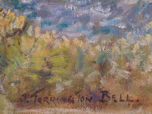 JAMES TORRINGTON BELL 1898 1950CRAIL HARBOUR FIFE SCOTLAND J TORRINGTON BELLOIL ON CANVAS64 X 77 CM - ADDITIONAL PHOTO 5