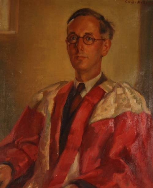Portrait of Professor Sir Jack Westrup by George Herbert Buckingham Holland