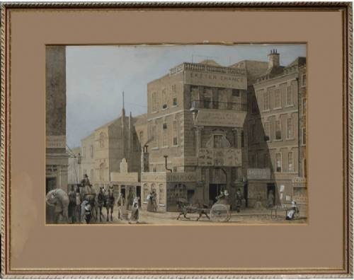 fig 1. The Exeter Exchange, popularly known as Exeter Change by Thomas Hosmer Shepherd